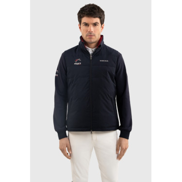 Gilet senza maniche Harcour Flicko uomo France Marina Blu marino