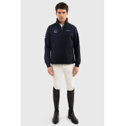 Gilet senza maniche Harcour Flicko uomo France Marina Blu marino
