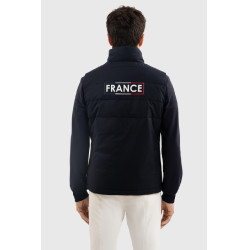 Gilet senza maniche Harcour Flicko uomo France Marina Blu marino