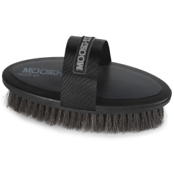 Spazzola morbida Ezi-Groom Shires 20 cm Nero
