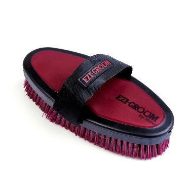 Spazzola a spugna Ezi-Groom Shires Bordeaux