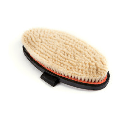 Spazzola morbida con setole di capra Ezi-Groom Shires Arancione Spazzola morbida con setole di capra Ezi-Groom Shires Arancione