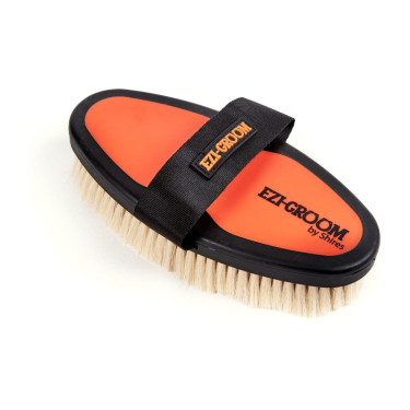 Spazzola equitazione morbida Ezi-Groom Shires capra