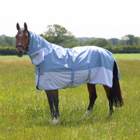 Coperta antimosche impermeabile Shires Tempest Original Blu pallido