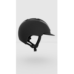 Casco Kask Dogma Chrome con cornice Swarovski Nero
