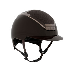 Casco Kask Dogma Pure Shine con sottogola marrone chiaro Marrone espresso