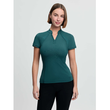 Base layer LeMieux in tessuto mesh Lisa da donna a maniche corte Giungla Base layer LeMieux in tessuto mesh Lisa da donna a maniche corte Giungla