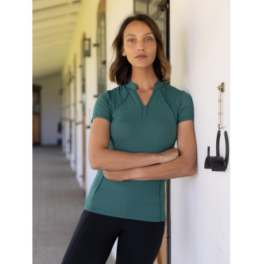 Base layer LeMieux in tessuto mesh Lisa da donna a maniche corte Giungla Base layer LeMieux in tessuto mesh Lisa da donna a maniche corte Giungla