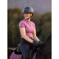 Base layer LeMieux in tessuto mesh Lisa da donna a maniche corte Malva Viola