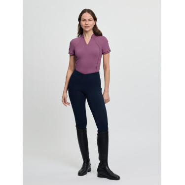 Base layer LeMieux in tessuto mesh Lisa da donna a maniche corte Malva Viola