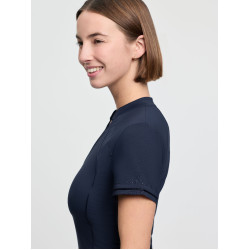 Base layer LeMieux in tessuto mesh Lisa da donna a maniche corte Marina Blu marino
