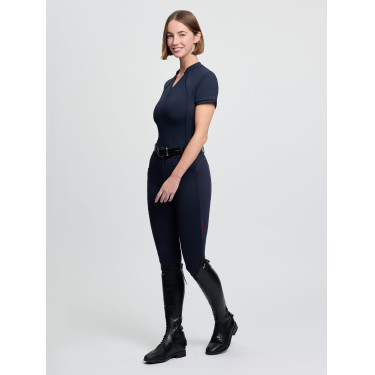 Base layer LeMieux in tessuto mesh Lisa da donna a maniche corte Marina Blu marino