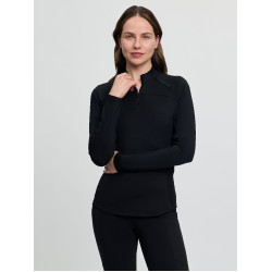 Base layer LeMieux a maniche lunghe Airflow donna Nero