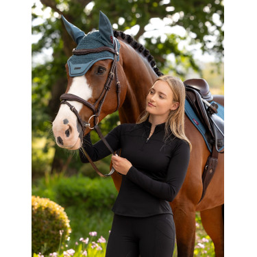 Base layer LeMieux a maniche lunghe Airflow donna Nero