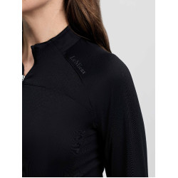 Base layer LeMieux a maniche lunghe Airflow donna Nero