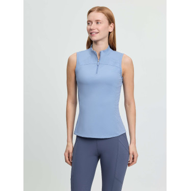 Base layer LeMieux senza maniche Airflow donna Blu polvere