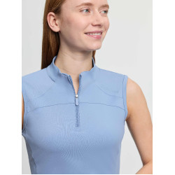 Base layer LeMieux senza maniche Airflow donna Blu polvere