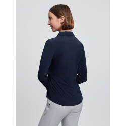 Base layer LeMieux Sarah a motivi a maniche lunghe Marina Blu marino