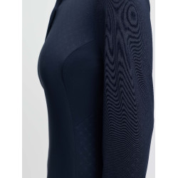 Base layer LeMieux Sarah a motivi a maniche lunghe Marina Blu marino