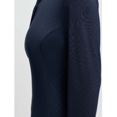 Base layer LeMieux Sarah a motivi a maniche lunghe Marina Blu marino