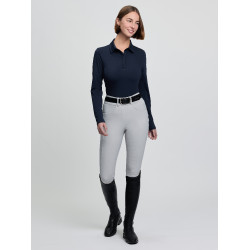 Base layer LeMieux Sarah a motivi a maniche lunghe Marina Blu marino