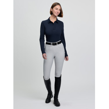 Base layer LeMieux Sarah a motivi a maniche lunghe Marina Blu marino