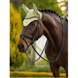 Cuffia antimosche LeMieux Air-Tek in tessuto mesh Distintivo