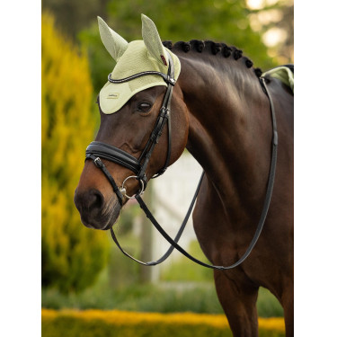 Cuffia antimosche LeMieux Air-Tek in tessuto mesh Distintivo