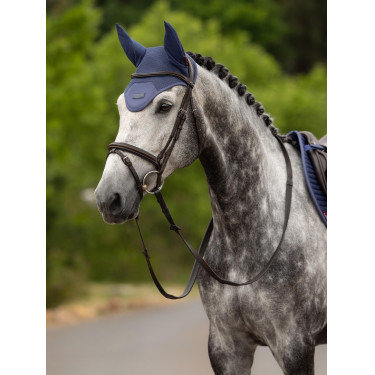 Cuffia antimosche LeMieux Air-Tek in tessuto mesh Ombra Blu