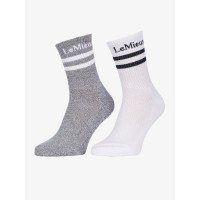 Calze LeMieux confezione da 2 Bianco Calze LeMieux confezione da 2 Bianco