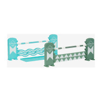 Set di salti LeMieux Toy Pony Azzurro / salvia / bianco Set di salti LeMieux Toy Pony Azzurro / salvia / bianco