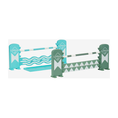 Set di salti LeMieux Toy Pony Azzurro / salvia / bianco Set di salti LeMieux Toy Pony Azzurro / salvia / bianco