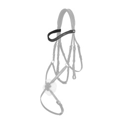 Frontalino LeMieux Arika Contrast curvo Nero / argento