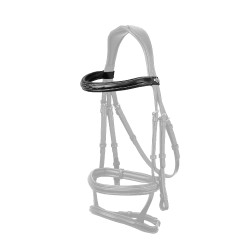 Frontalino LeMieux dritto cucito Kudos Nero / argento