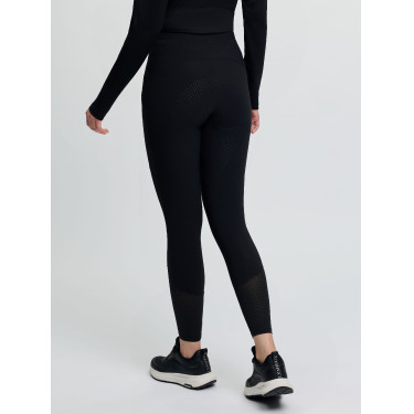 Leggings da equitazione da donna LeMieux con fondo in silicone Airflow Nero