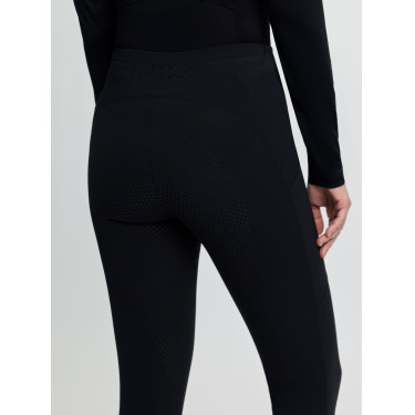 Leggings da equitazione da donna LeMieux con fondo in silicone Airflow Nero