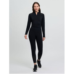 Leggings da equitazione da donna LeMieux con fondo in silicone Airflow Nero