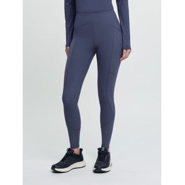 Leggings da equitazione da donna LeMieux con fondo in silicone Airflow Ombra