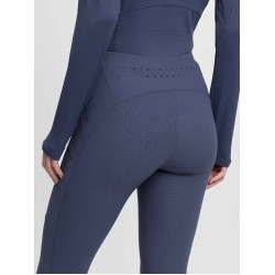 Leggings da equitazione da donna LeMieux con fondo in silicone Airflow Ombra