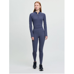 Leggings da equitazione da donna LeMieux con fondo in silicone Airflow Ombra