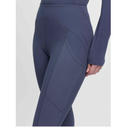 Leggings da equitazione da donna LeMieux con fondo in silicone Airflow Ombra