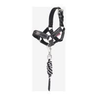 Longhina e capezzina in cuoio LeMieux Toy Pony Nero