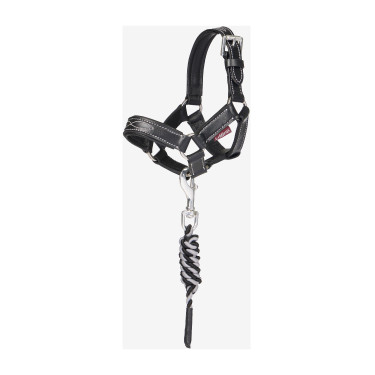 Longhina e capezzina in cuoio LeMieux Toy Pony Nero
