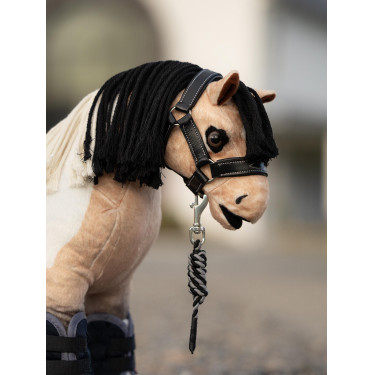 Longhina e capezzina in cuoio LeMieux Toy Pony Nero