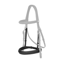 Capezzina LeMieux Hunter cucita Nero / argento Capezzina LeMieux Hunter cucita Nero / argento
