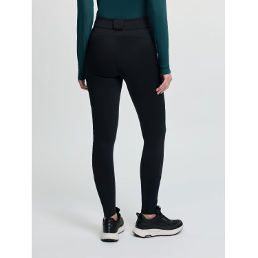 Pantaloni da equitazione LeMieux donna Cami Sculpt con grip in silicone sul fondo Nero