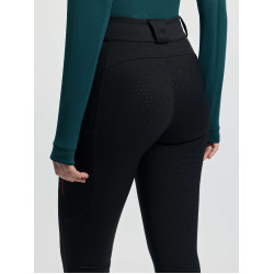 Pantaloni da equitazione LeMieux donna Cami Sculpt con grip in silicone sul fondo Nero