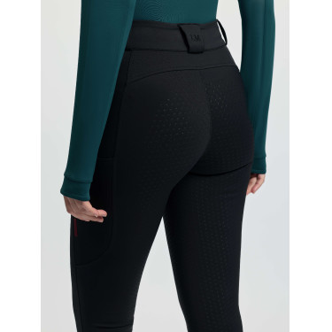 Pantaloni da equitazione LeMieux donna Cami Sculpt con grip in silicone sul fondo Nero