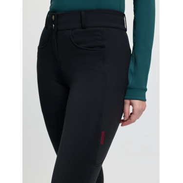Pantaloni da equitazione LeMieux donna Cami Sculpt con grip in silicone sul fondo Nero
