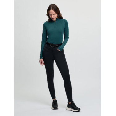 Pantaloni da equitazione LeMieux donna Cami Sculpt con grip in silicone sul fondo Nero